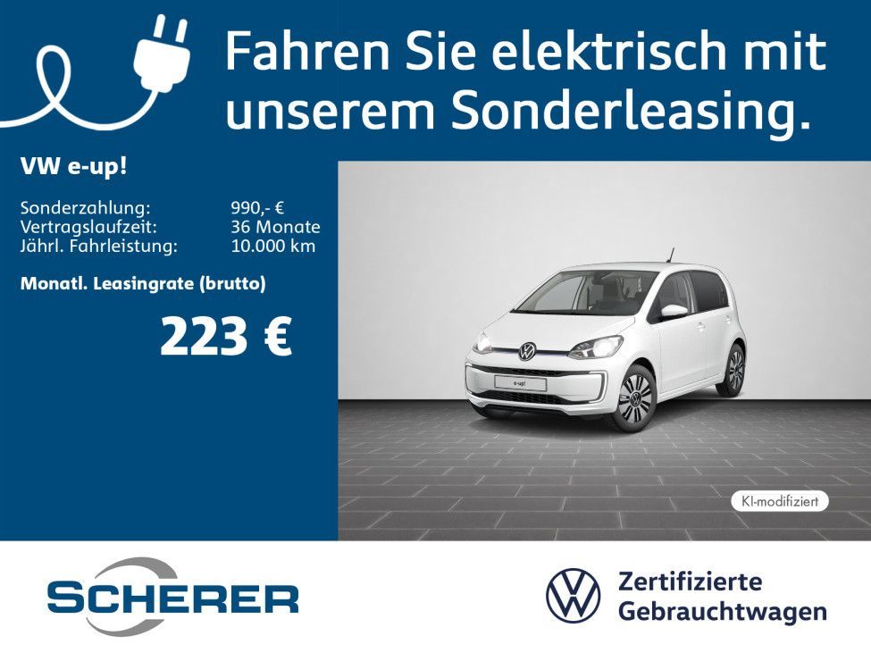 Volkswagen e-up! 32,3 KWH|EDITION| SOC-WERT 99%||SHZ|RFK|GR Leasing