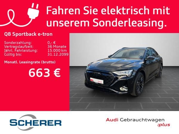 Audi Q8 Sportback e-tron advanced 55 e-tron S Line B&O AHK MATRIX 360°KAMERA Leasing