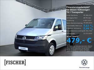 Volkswagen T6.1 Transporter 2.0TDI Pritsche Doka lang DAB TEMP Leasing