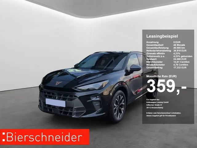 Cupra Terramar 1.5 e-Hybrid DSG LED NAVI ACC SIDEASS P