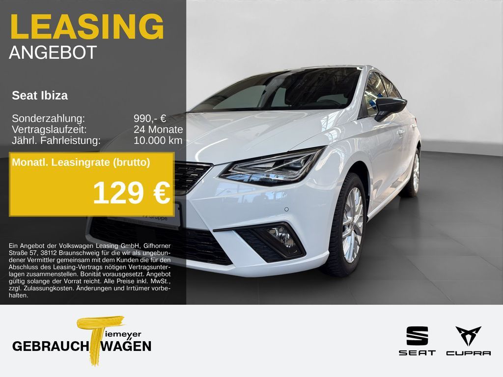 Seat Ibiza 1.0 TSI XCELLENCE NAVI ACC PDC+ SH KAMERA Leasing