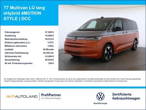Volkswagen T7 Multivan LÜ lang eHybrid 4MOTION STYLE | DCC