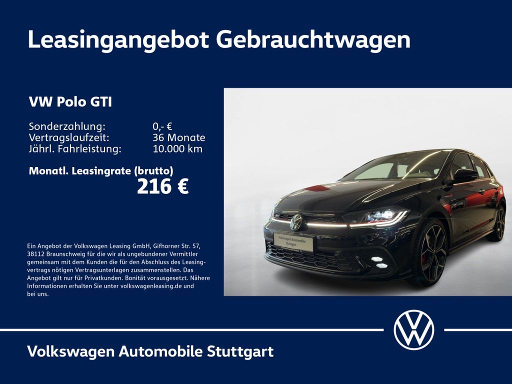 Volkswagen Polo GTI 2.0 TSI DSG Kamera LED Navi ACC Klima Leasing