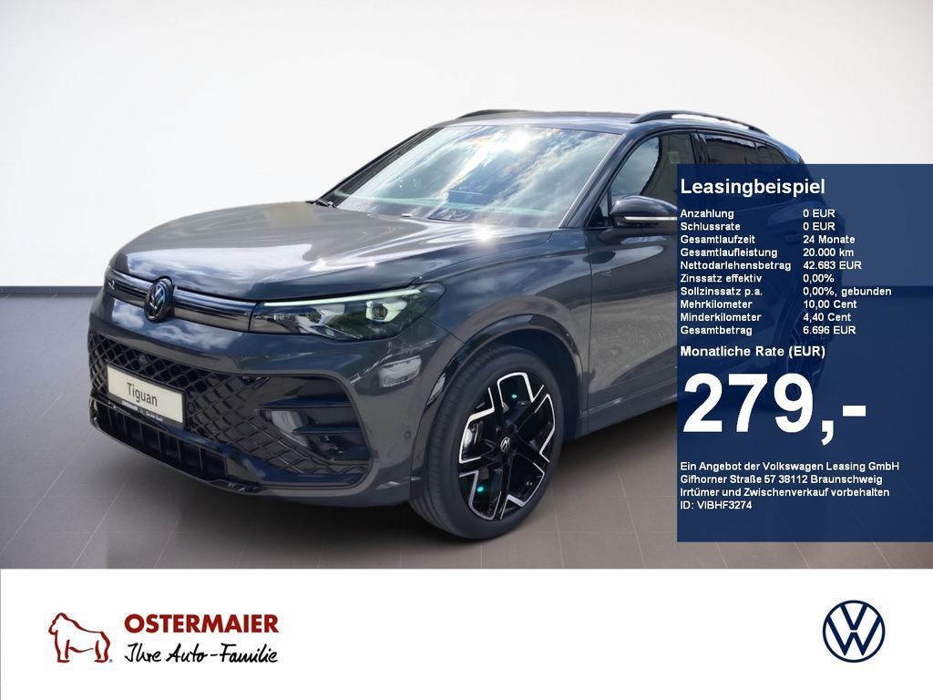 Volkswagen Tiguan R-Line 1.5l eTSI SOFORT AHK,HuP,20 Leasing