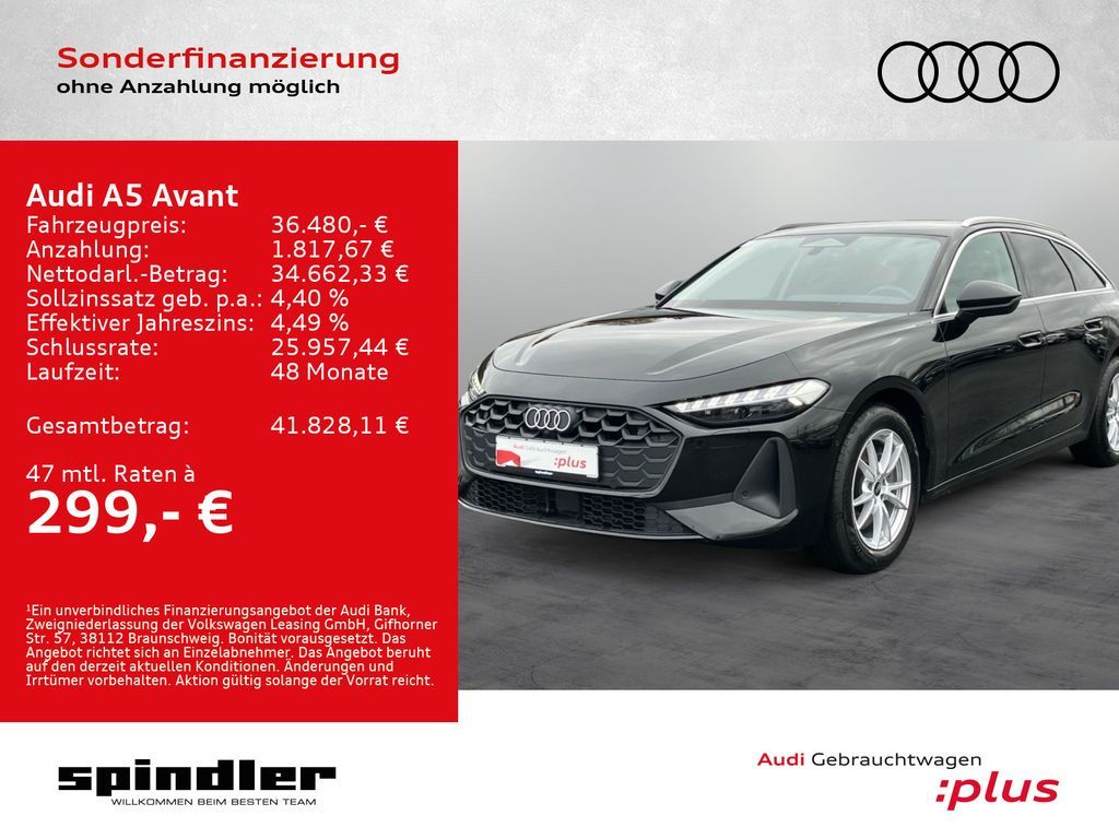 Audi A5 Avant TDI S-tronic/ Navi, Tech, ParkAssi, LED Leasing