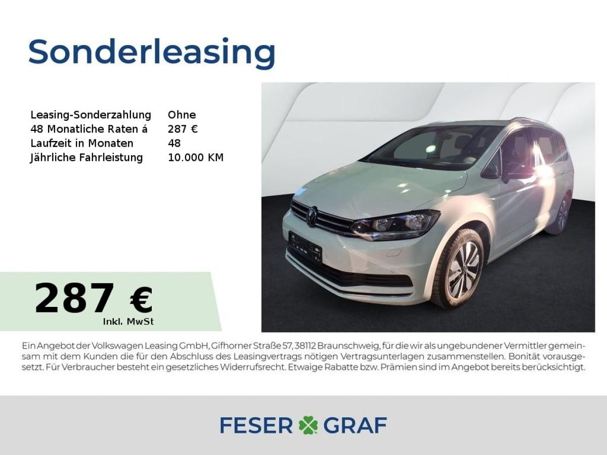 Volkswagen Touran 1.5 TSI Goal 7Si ACC Navi RüKa Sitzh. 16 Leasing