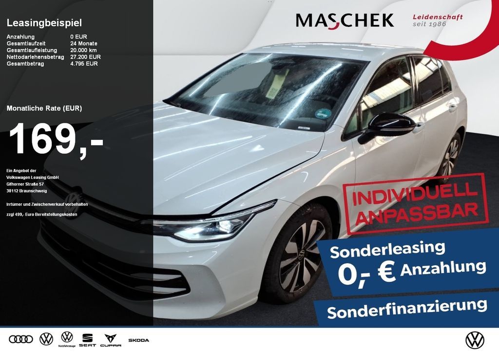 Volkswagen Golf Goal *Sonderleasing* 1.5 eTSI DSG AHK Navi Leasing