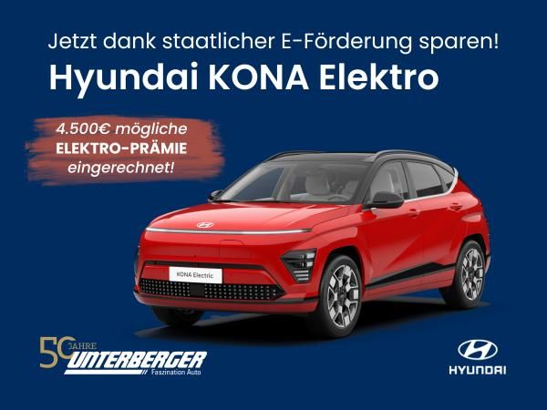Hyundai KONA Elektro 135PS Trend - inkl. 4.500€ mögliche staatliche Prämie für Sie eingerechnet Leasing