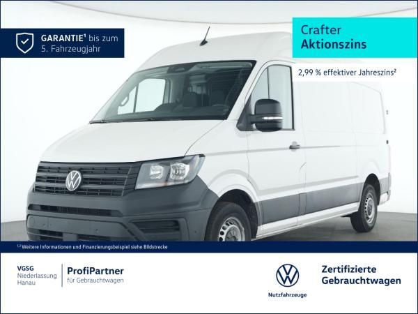 Volkswagen Crafter Kasten Mittel Vorb. AHK Sitzhzg. Klima DAB Leasing