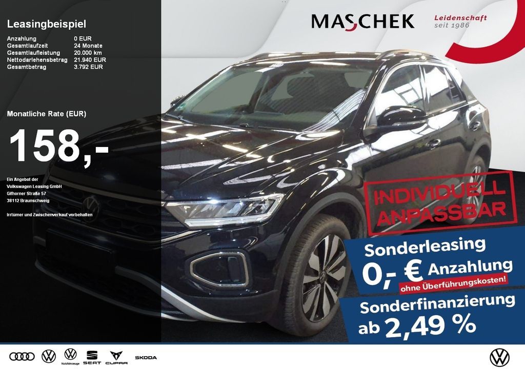 Volkswagen T-ROC Goal 1.0 TSI Sonderleasing ohne zzgl Koste Leasing