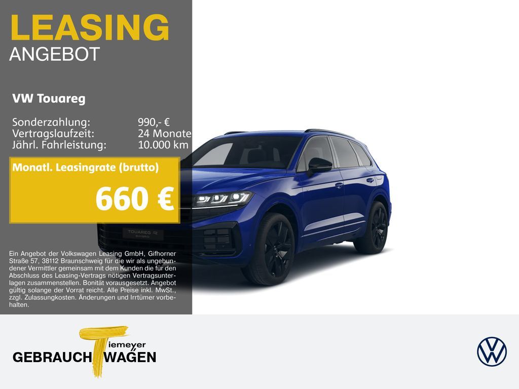 Volkswagen Touareg R eHYBRID 4M R UPE120 LM21 LUFT LEDER AH Leasing
