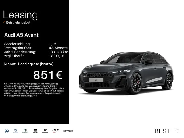 Audi A5 Avant e-hybrid quattro 270 kW S tronic
