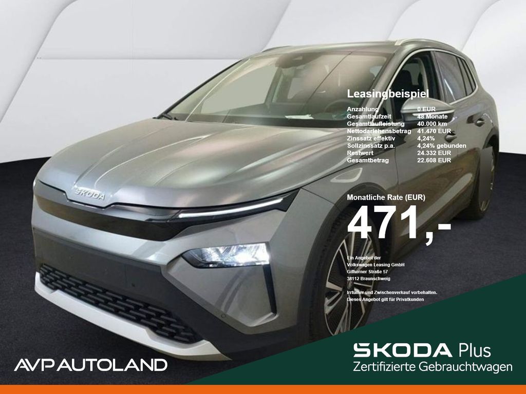 Skoda ELROQ 85 LOFT | AHK | LED | NAVI | SITZH. | Leasing