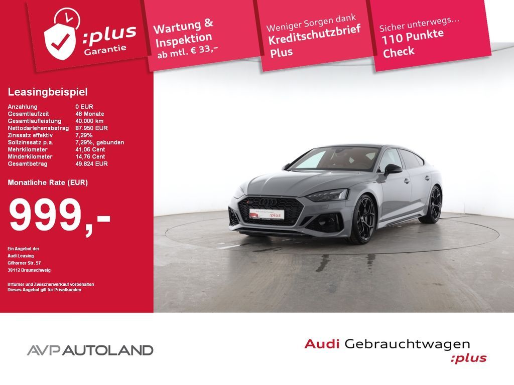 Audi RS5 Sportback TFSI quattro performance PANO Leasing