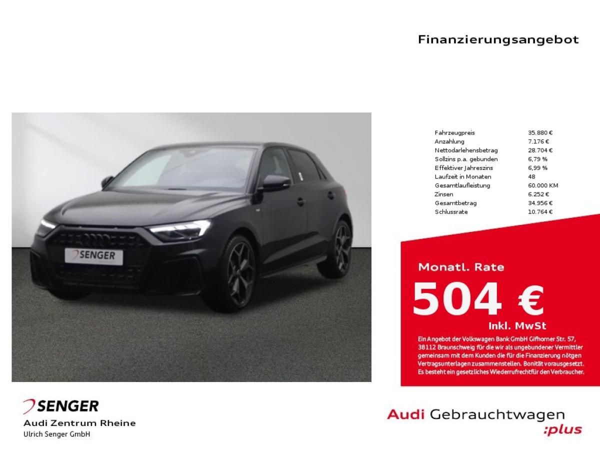 Audi A1 Sportback S line 40 TFSI Optik-Paket Navi LED Leasing