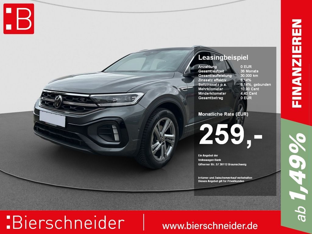 Volkswagen T-Roc 1.5 TSI DSG R-Line AHK KAMERA LED ACC NAVI Leasing