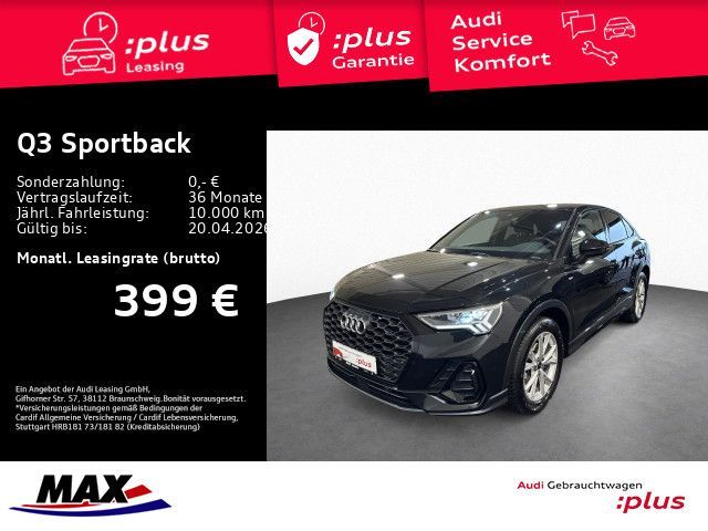 Audi Q3 Sportback 35 TDI S LINE LED+PANO+OPTIK+NAV+VC Leasing