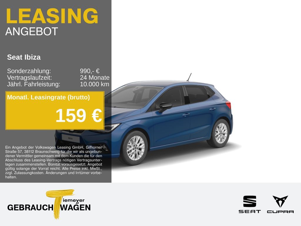 Seat Ibiza 1.5 TSI DSG FR NAVI ACC GJR PDC+ Leasing