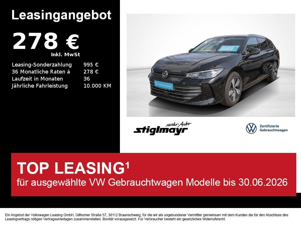 Volkswagen Passat Business 1.5 TSI eHybrid *AHK*ACC*LED* Leasing