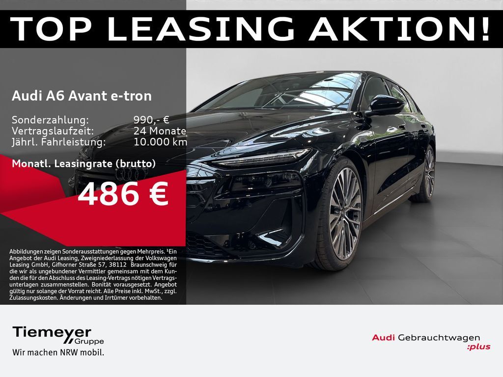 Audi A6 Avant e-tron 2x S LINE LM21 LEDER AHK LUFT Leasing