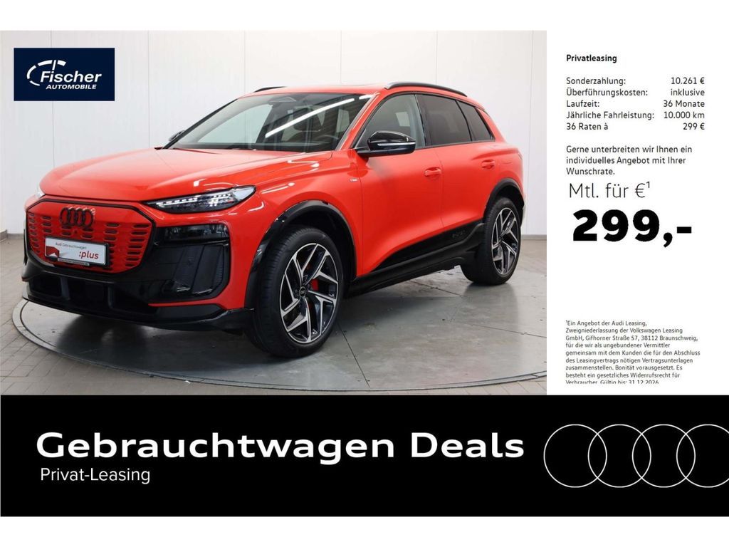 Audi Q6 e-tron S line AHK/HUD/360/P-Dach/21''/W-Pumpe Leasing